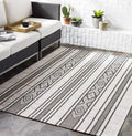 5x7 Medium Gray Area Rug U814159