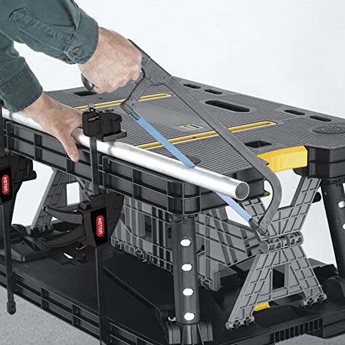 Folding Work Table with Clamps B888980