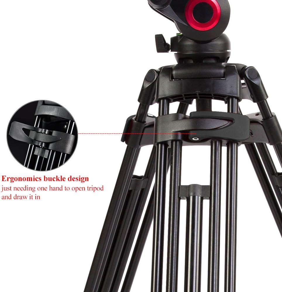 Heavy Duty Aluminum Video Tripod Y938642