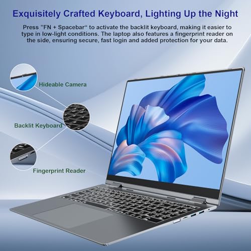 16 inch Convertible Laptop with Touchscreen, 16GB RAM, 640GB Storage B94693
