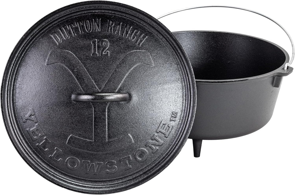12" Deep Camp Dutch Oven, Black B987