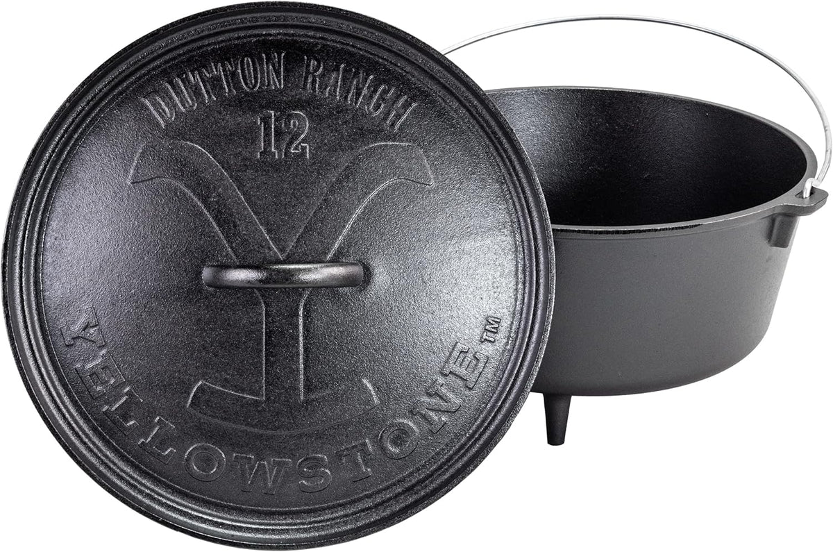 12" Deep Camp Dutch Oven, Black B987
