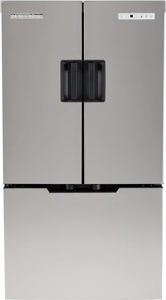Stainless Steel DC Compressor RV Refrigerator with French Doors - 20 cu. ft. G29447
