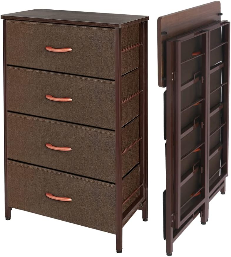 4 Drawer Vertical Dresser Storage Tower G9328