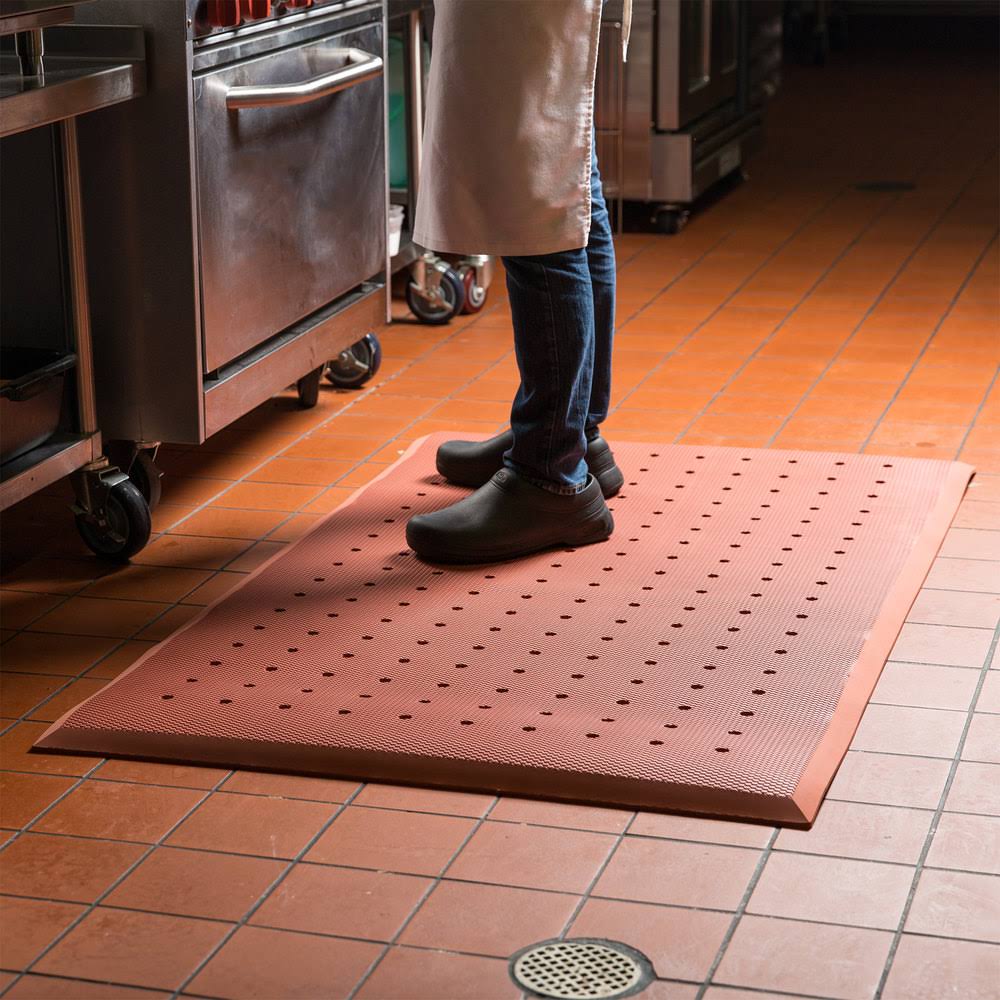 Red Anti Fatigue Floor Mat 3 x 5 Feet D298