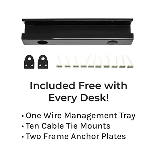 Bamboo Standing Desk 48 x 30 inch Adjustable Gray G694489