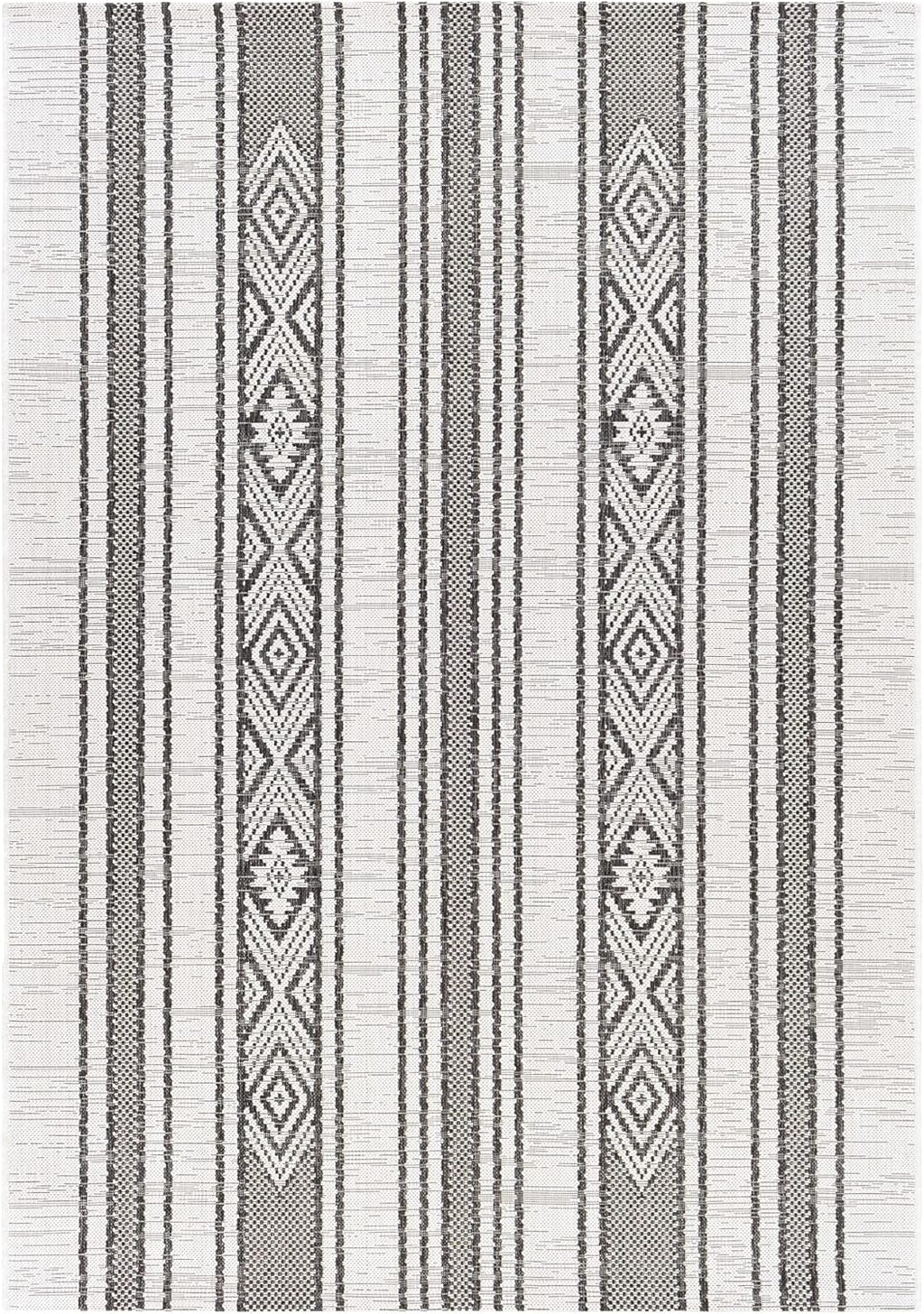 5x7 Medium Gray Area Rug U814159