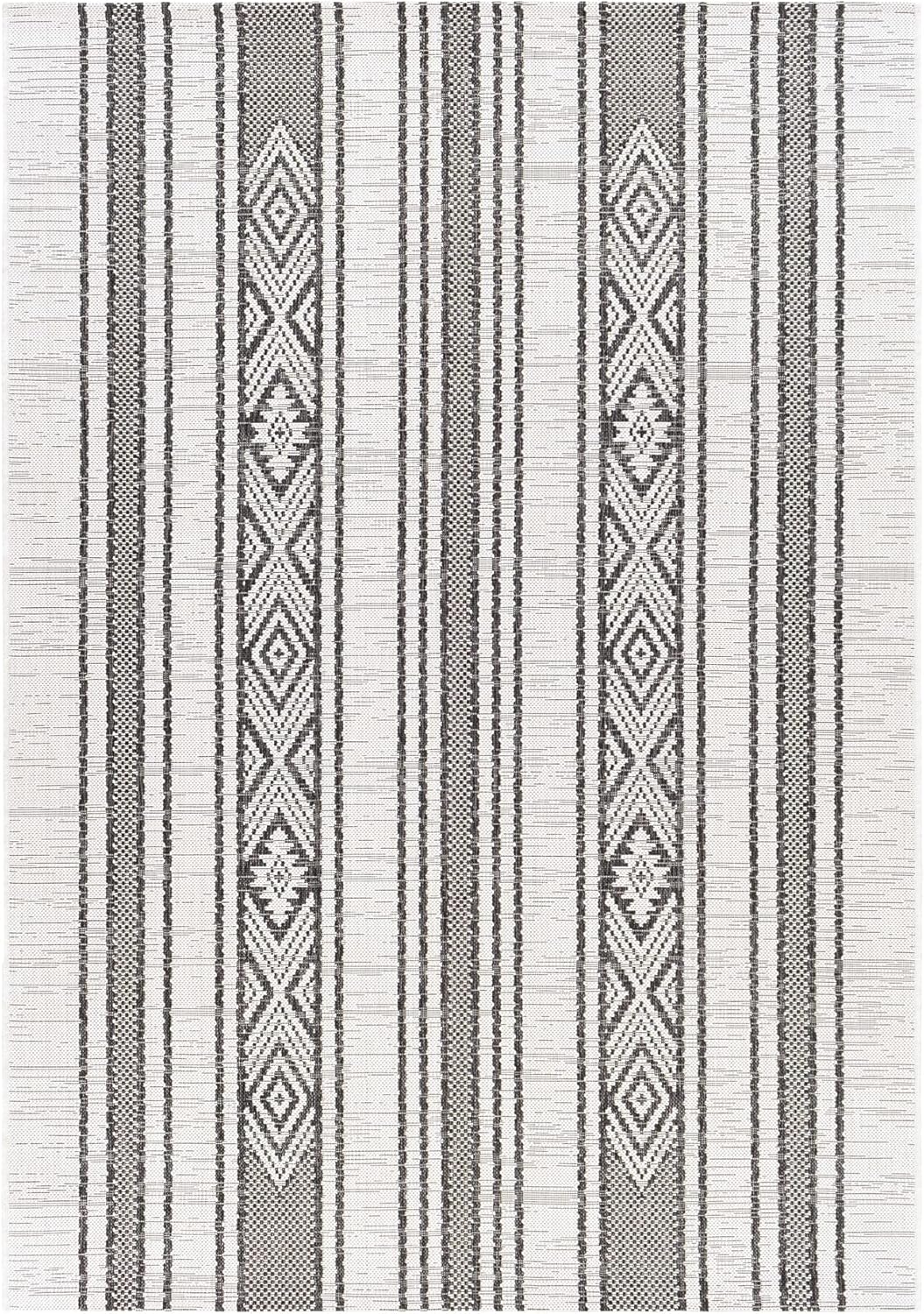 5x7 Medium Gray Area Rug U814159