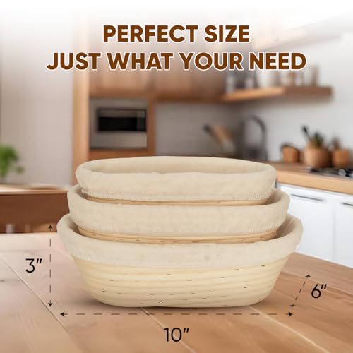 Bread Proofing Baskets Set of 3 G37612