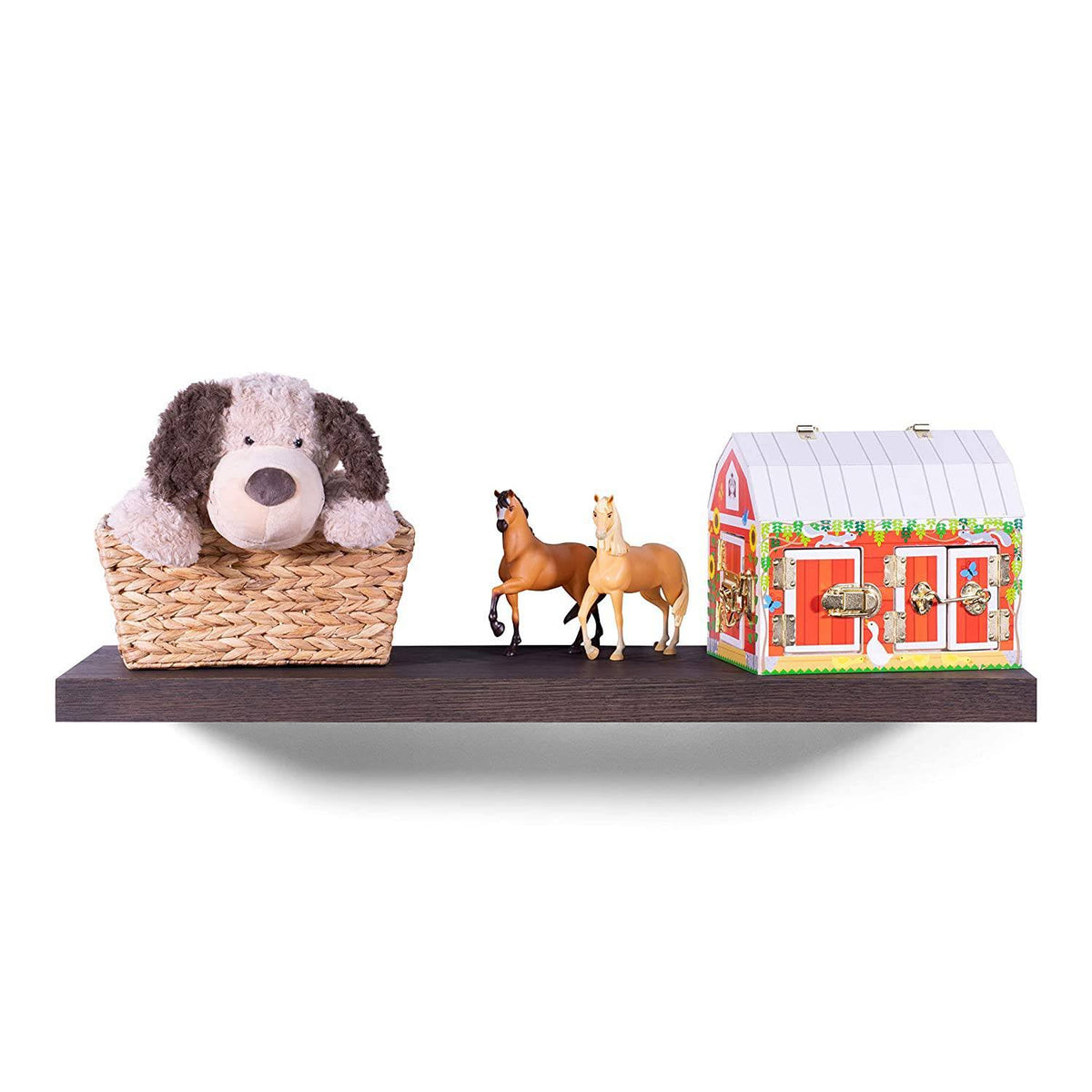 Solid Oak Wood Floating Shelf V7227