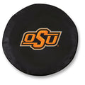 Black Vinyl Fitted Car Tire Cover Y972