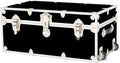 Large Armor Roller Trunk with Mounted Wheels, 32x18x14 (Black) V416