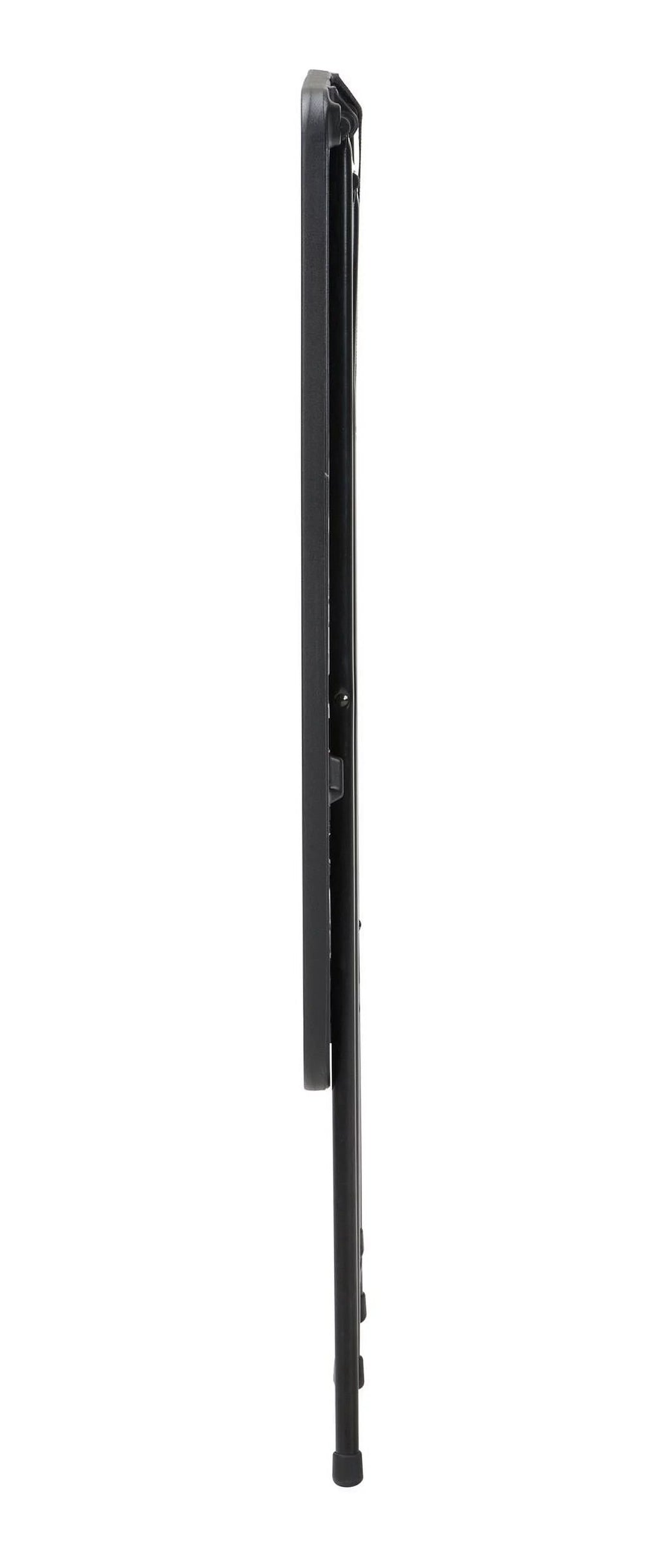 Black Adjustable Height Folding Table, 2 pack V44918
