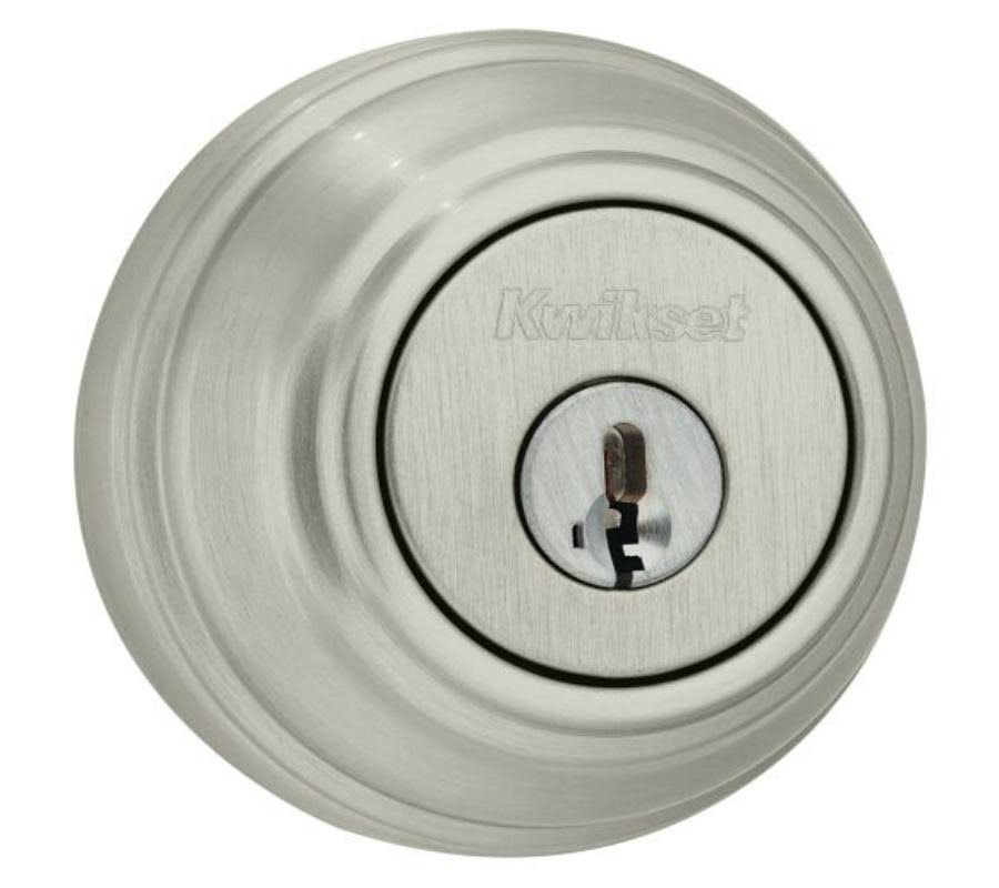 Satin Nickel Single Cylinder Deadbolt G872