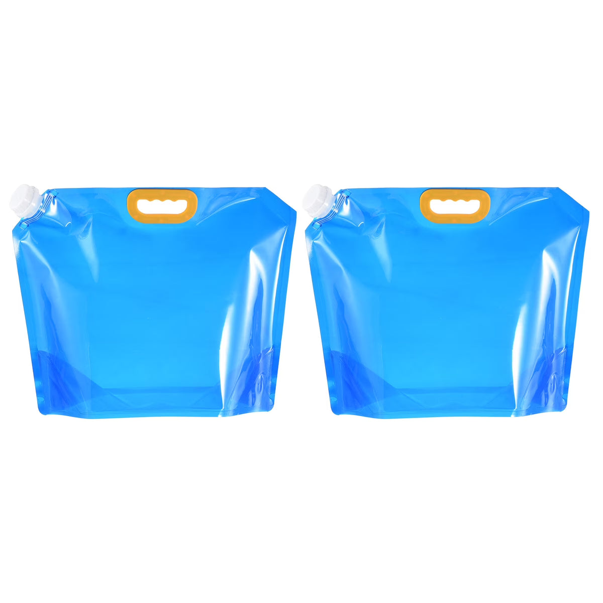 10L Collapsible Plastic Water Container Bag, 2 Pack Blue O9080