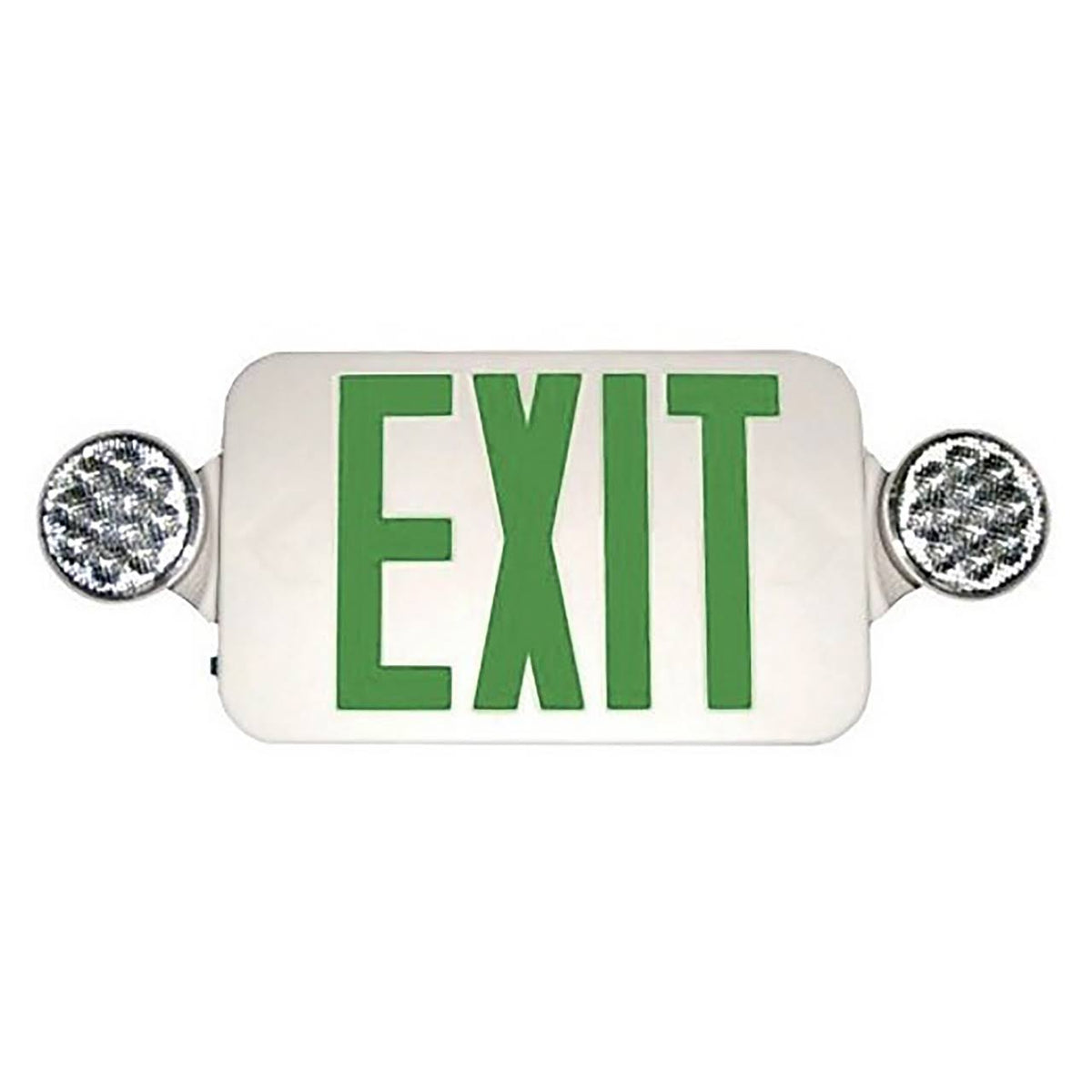 Micro Combo LED Exit Emergency Light Black Housing P50811