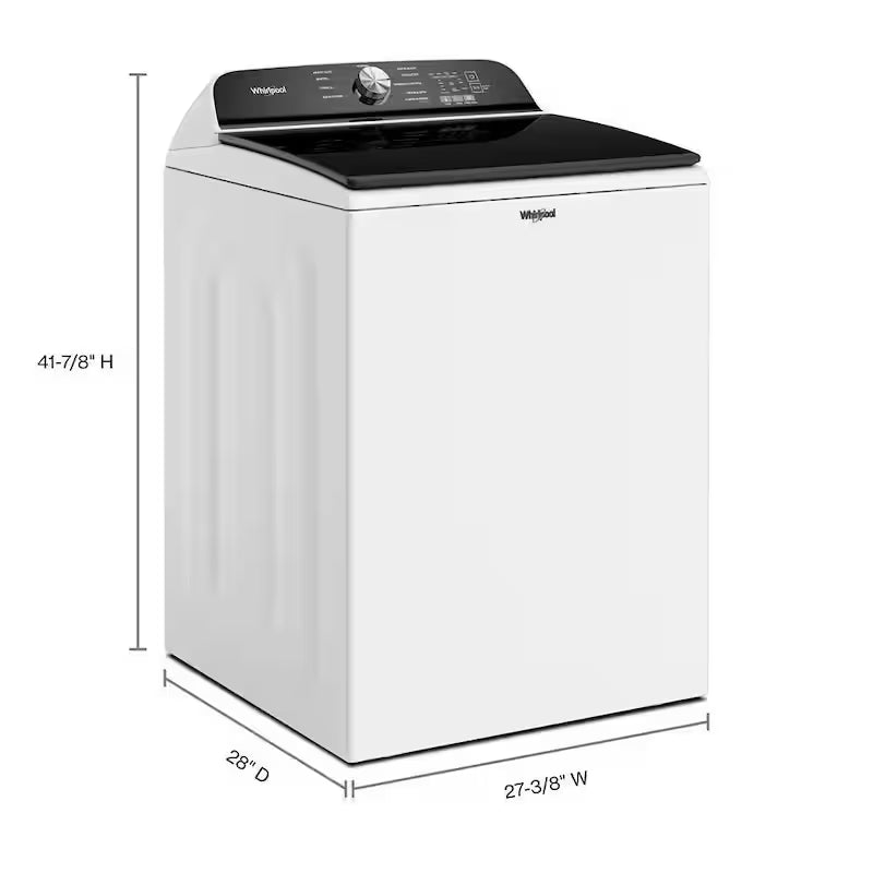 5.3 cu.ft. Top Load Washer in White Y1851