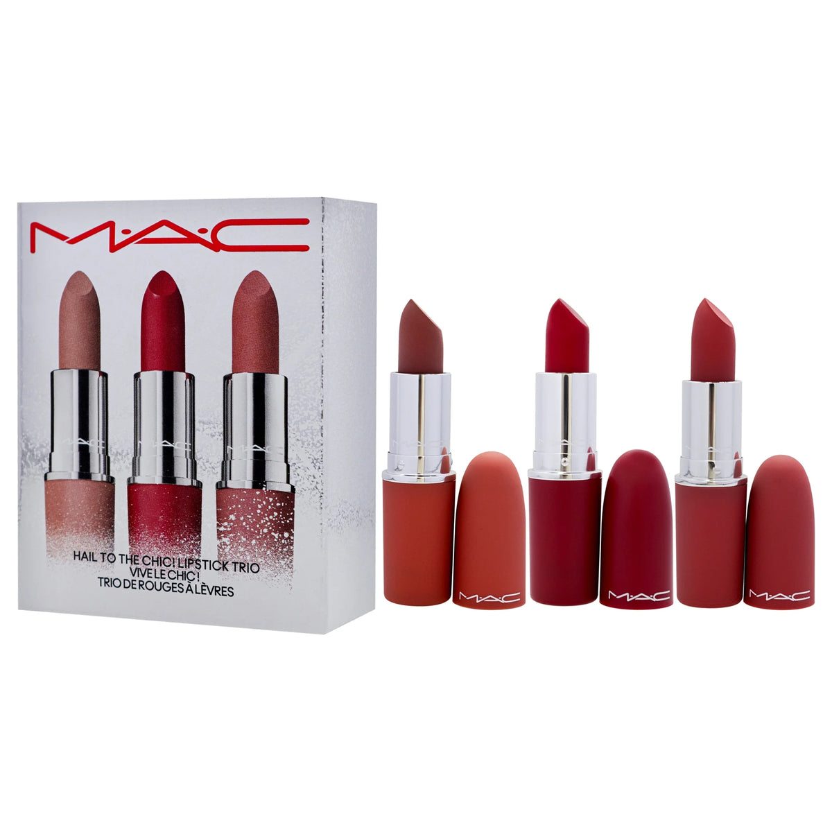 3 Pc Powder Kiss Retro Matte Lipstick Z50415