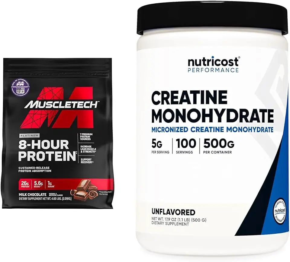 Whey Protein Powder and Creatine Monohydrate Powder H626