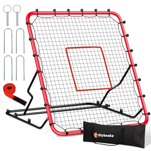 Baseball Rebounder Net with 3 Adjustable Angles 48" x 52" I3394