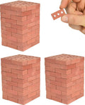 Mini Red Bricks, 1:6 Scale (160 Pack) Pack of 2 O720216