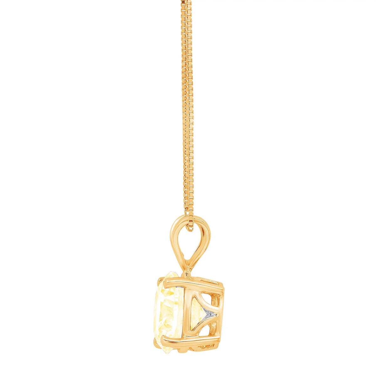14k Yellow Gold Pendant with 16" Chain J2949
