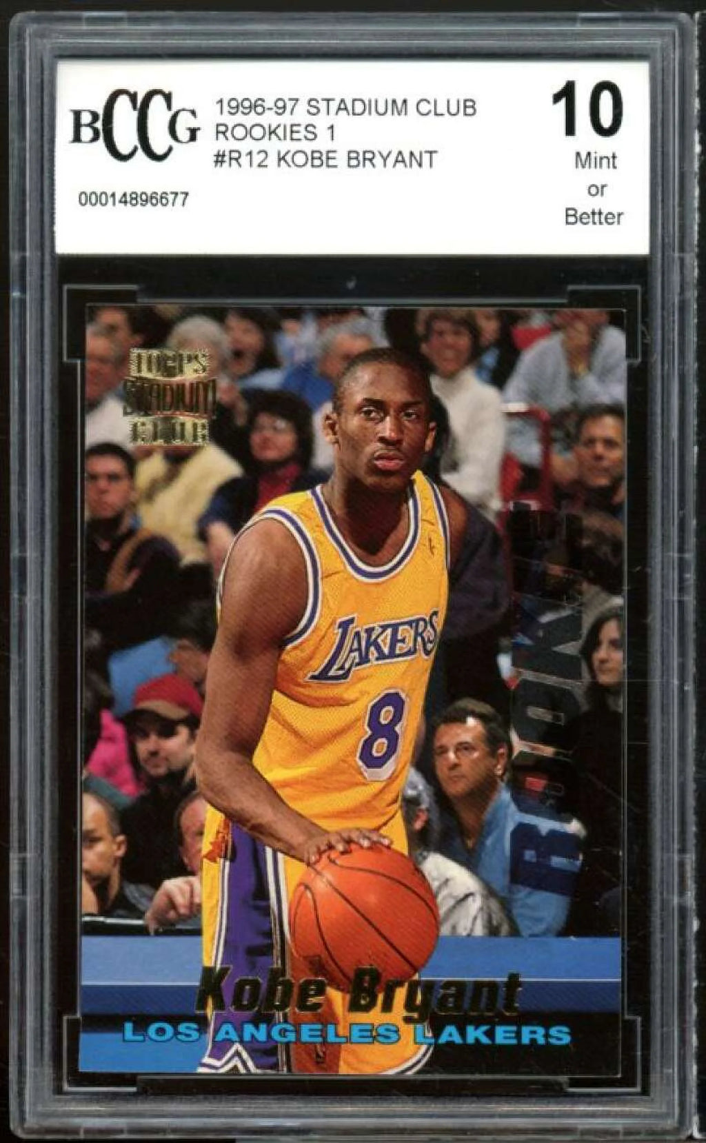 1996-97 Rookies 1 #R12 Kobe Bryant Rookie Card E4816