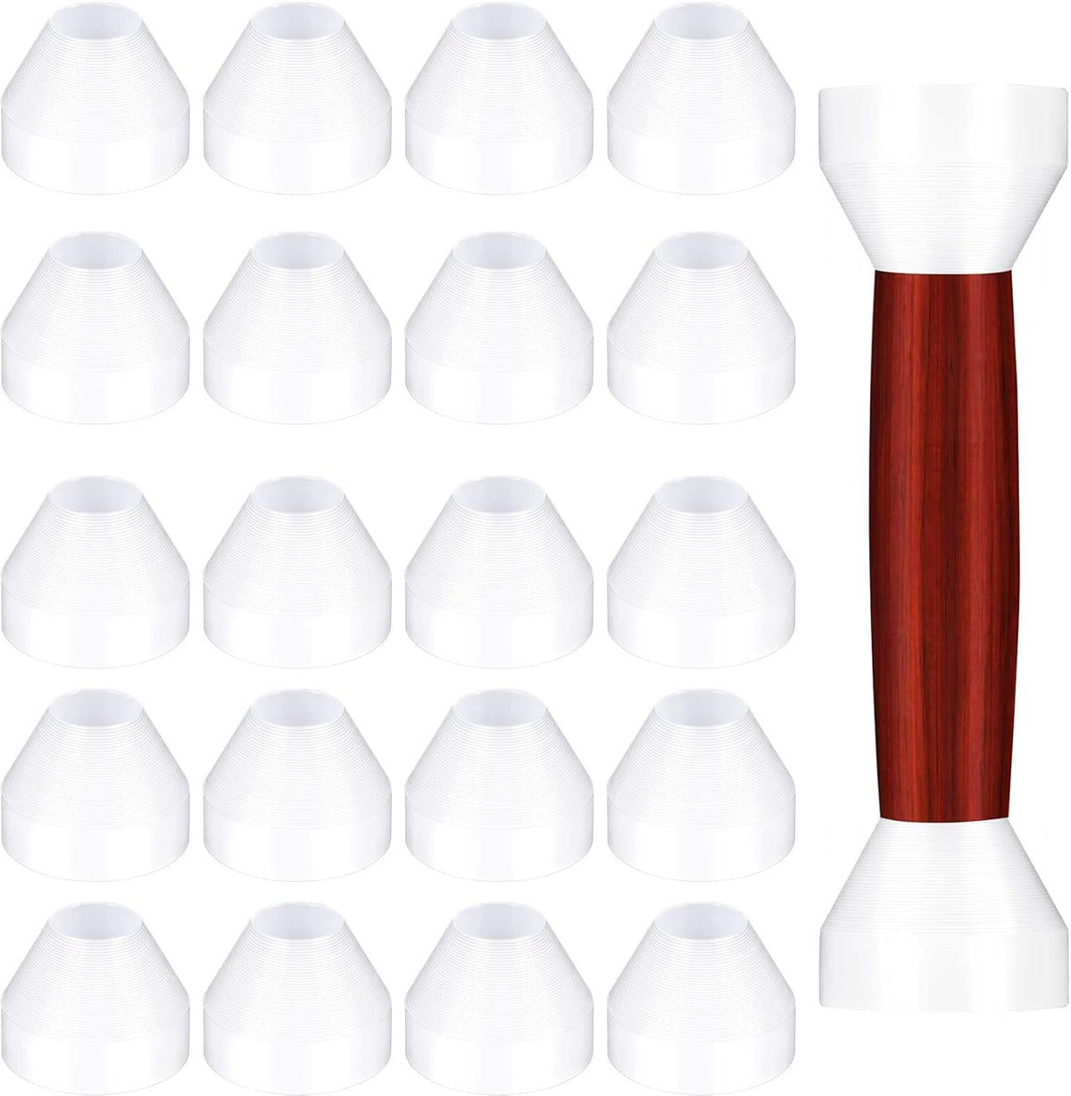 20 Pack White Non-Stick Pen Bushings A7558
