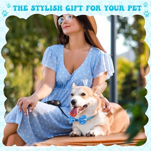 80 Pcs Dog Bow Ties Assorted Pattern W377
