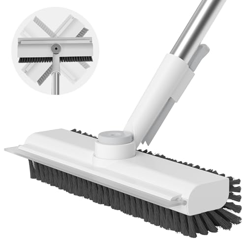 Floor Scrub Brush with Long Handle, Stiff Bristle G950