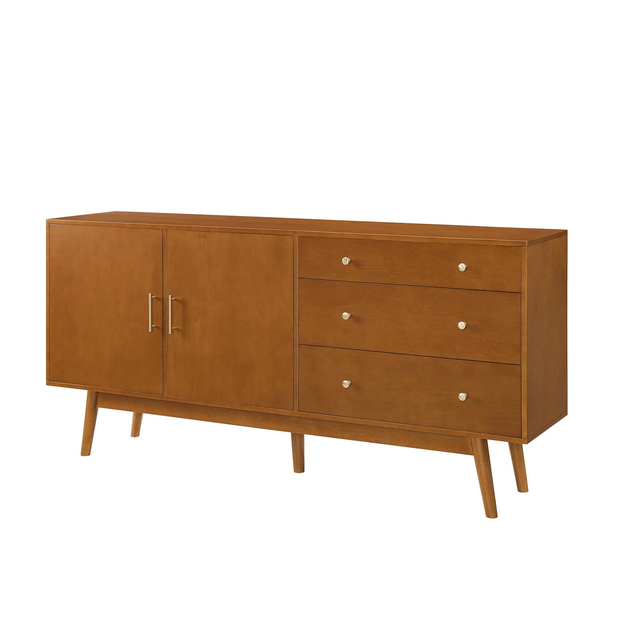 Mid Century 3-Drawer and 2-Door Sideboard K626771