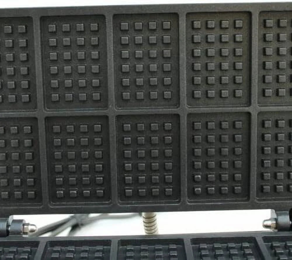 110V Commercial Stainless Steel Nonstick 10PCS Waffle Maker S275461