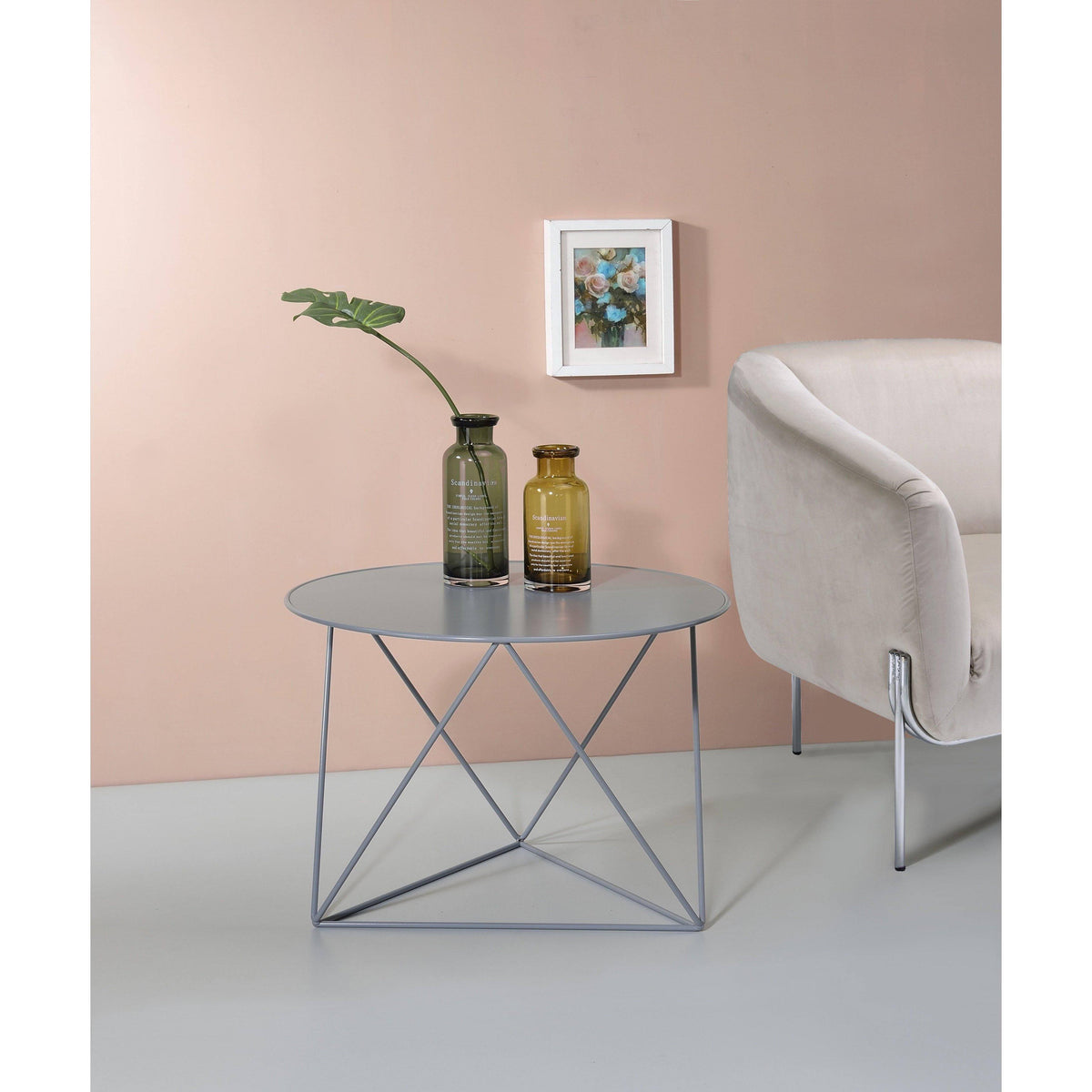 Accent Table, Gray Finish X31789