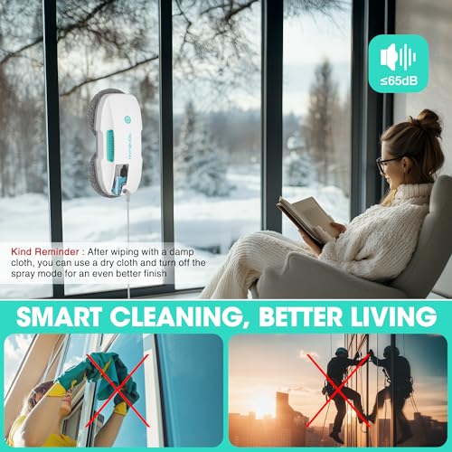 Robot Window Cleaner with 3800Pa Suction H10398