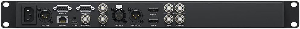 HyperDeck Studio HD Pro Bundle with 128GB Memory Card, XLR Cable, and Screen Cleaning Wipes F86415