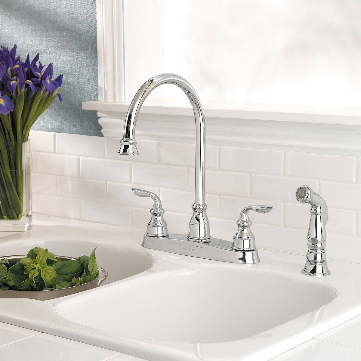 Polished Chrome Kitchen Faucet W26869