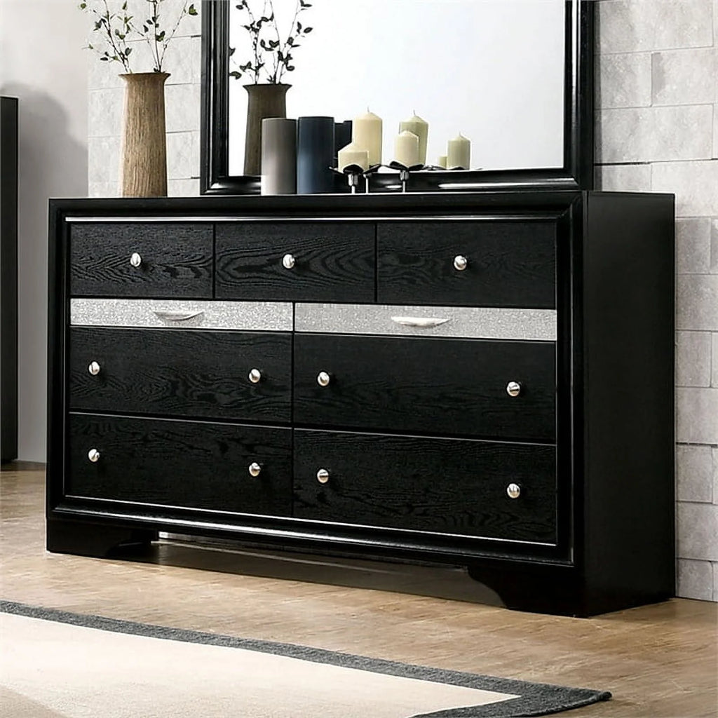Black 3-Piece King Bedroom Set V739524