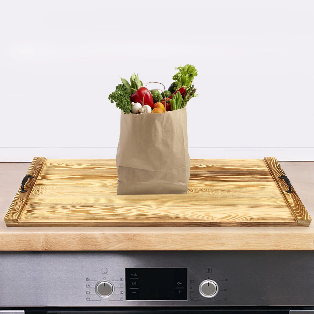 Pine Wood Noodle Board Stove Cover K854