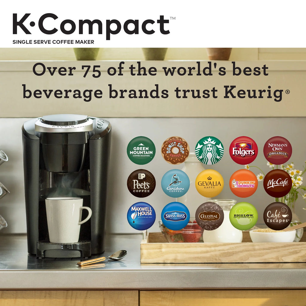 Black Single-Serve K-Cup Pod Coffee Maker Y8454