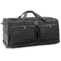 Black Rolling Duffel Bag R9506