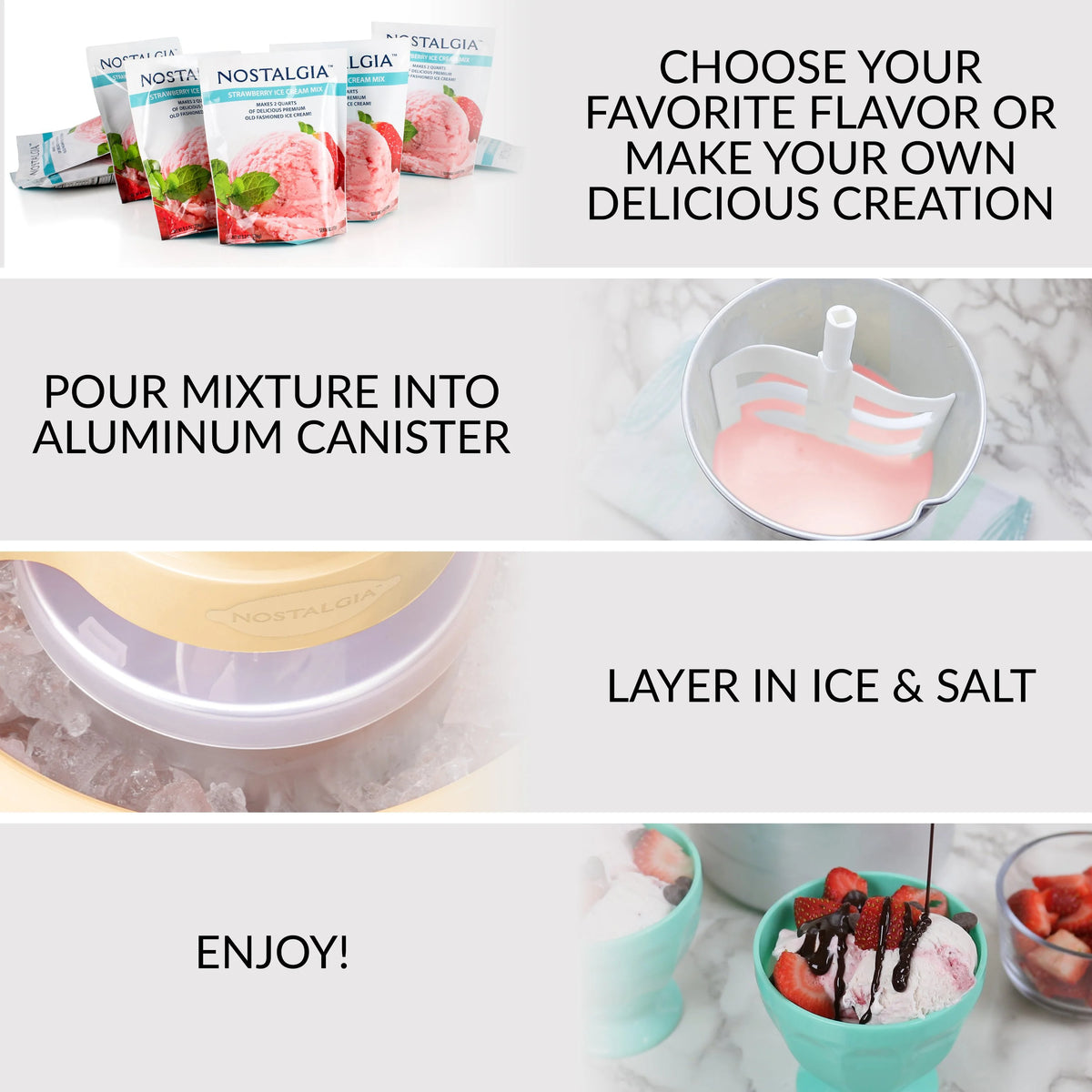 4-Quart Electric Ice Cream Maker C65121