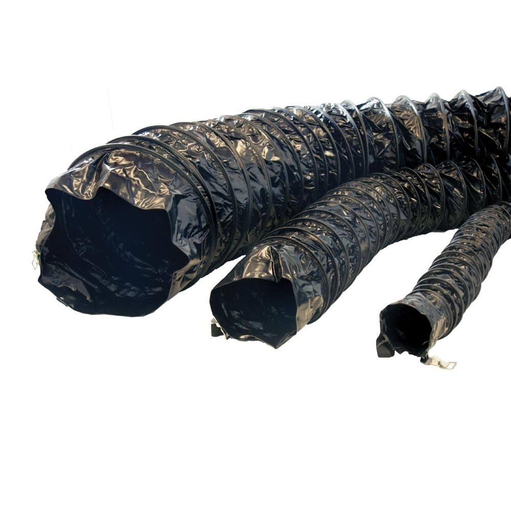 Black 16-inch by 25-Feet Ventilation Duct Hose L259