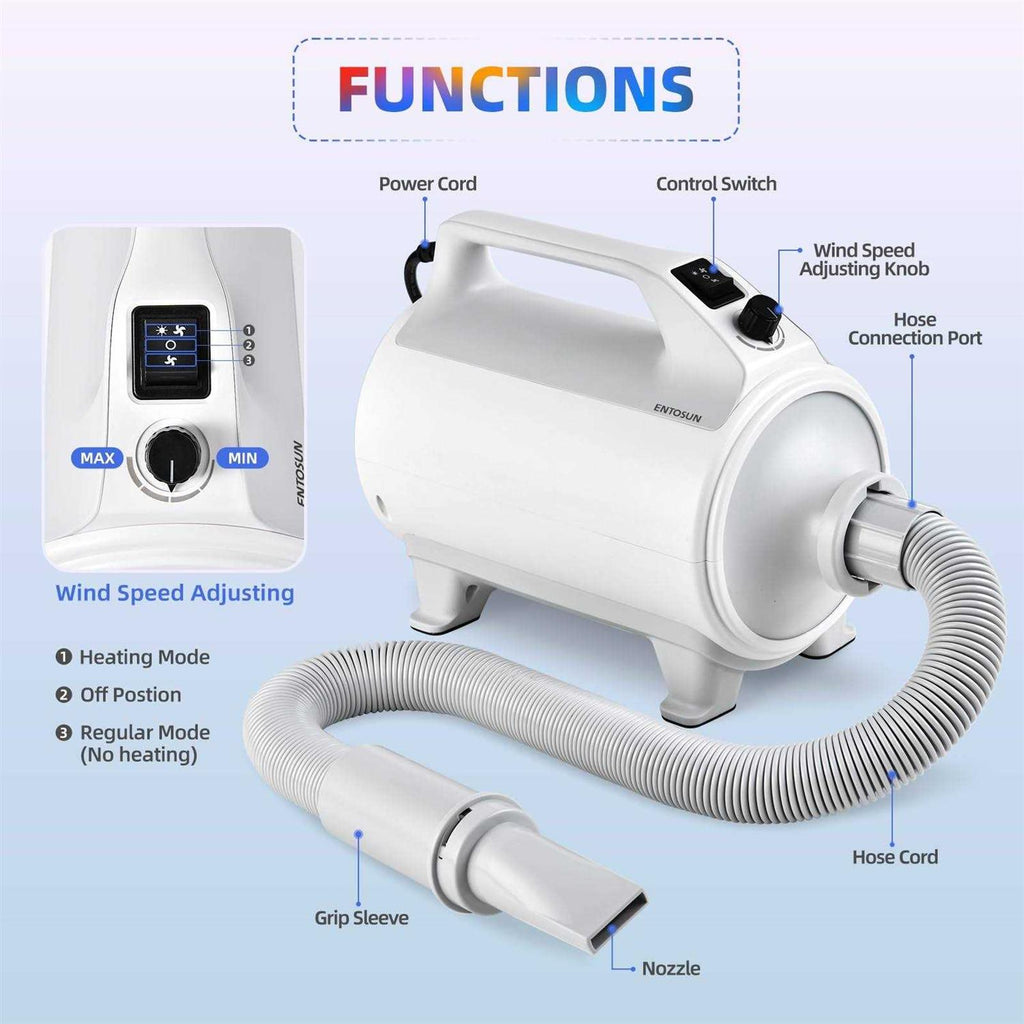 Dog Dryer 2800W Adjustable Speed and Temperature G3215
