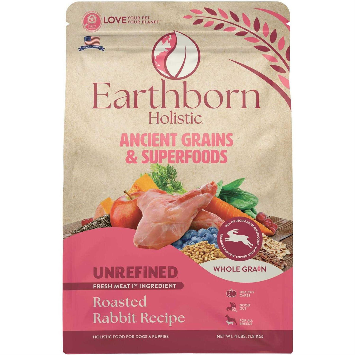 Roasted Rabbit with Ancient Grains Dry Dog Food I12945