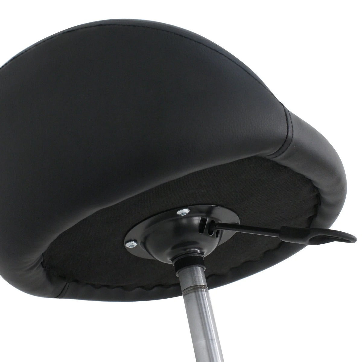Set of Two Swivel Salon Stool Chair, Black Z588