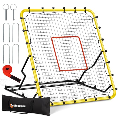 Baseball Rebounder Net with 3 Adjustable Angles 48" x 52" I3394