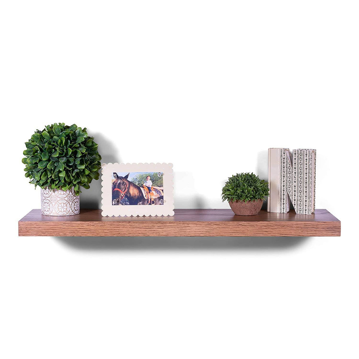 Solid Oak Wood Floating Shelf V7227