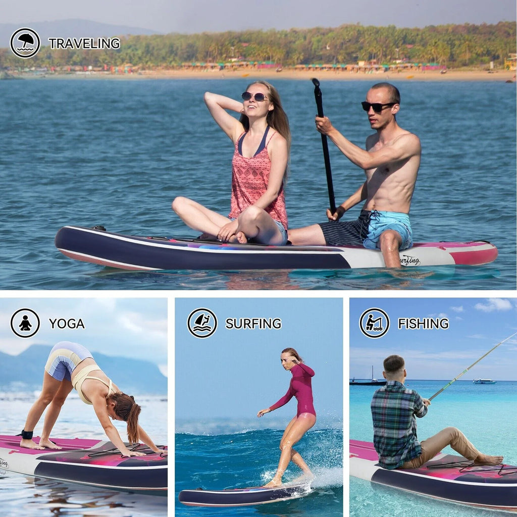 11 Ft Blue Inflatable Paddle Board Y7051