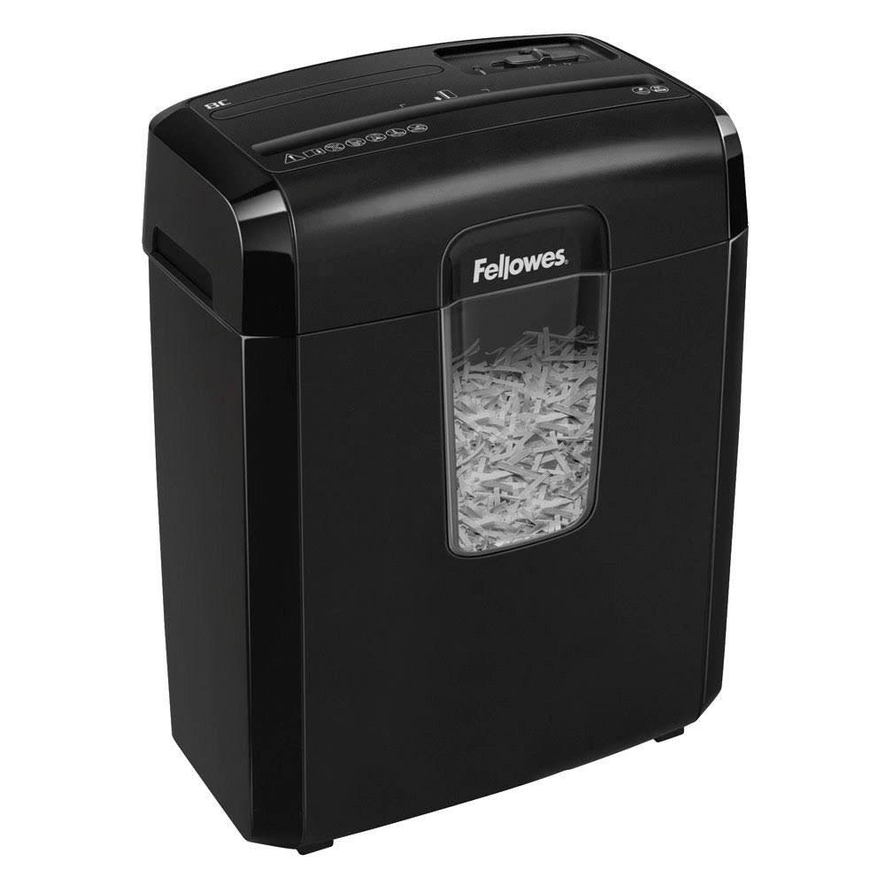 Black 8 Sheets Paper Shredder V29990