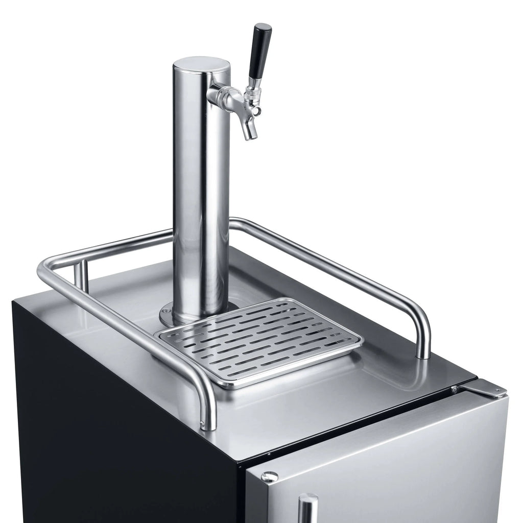 15" Wide 1 Tap Stainless Steel Kegerator G93732